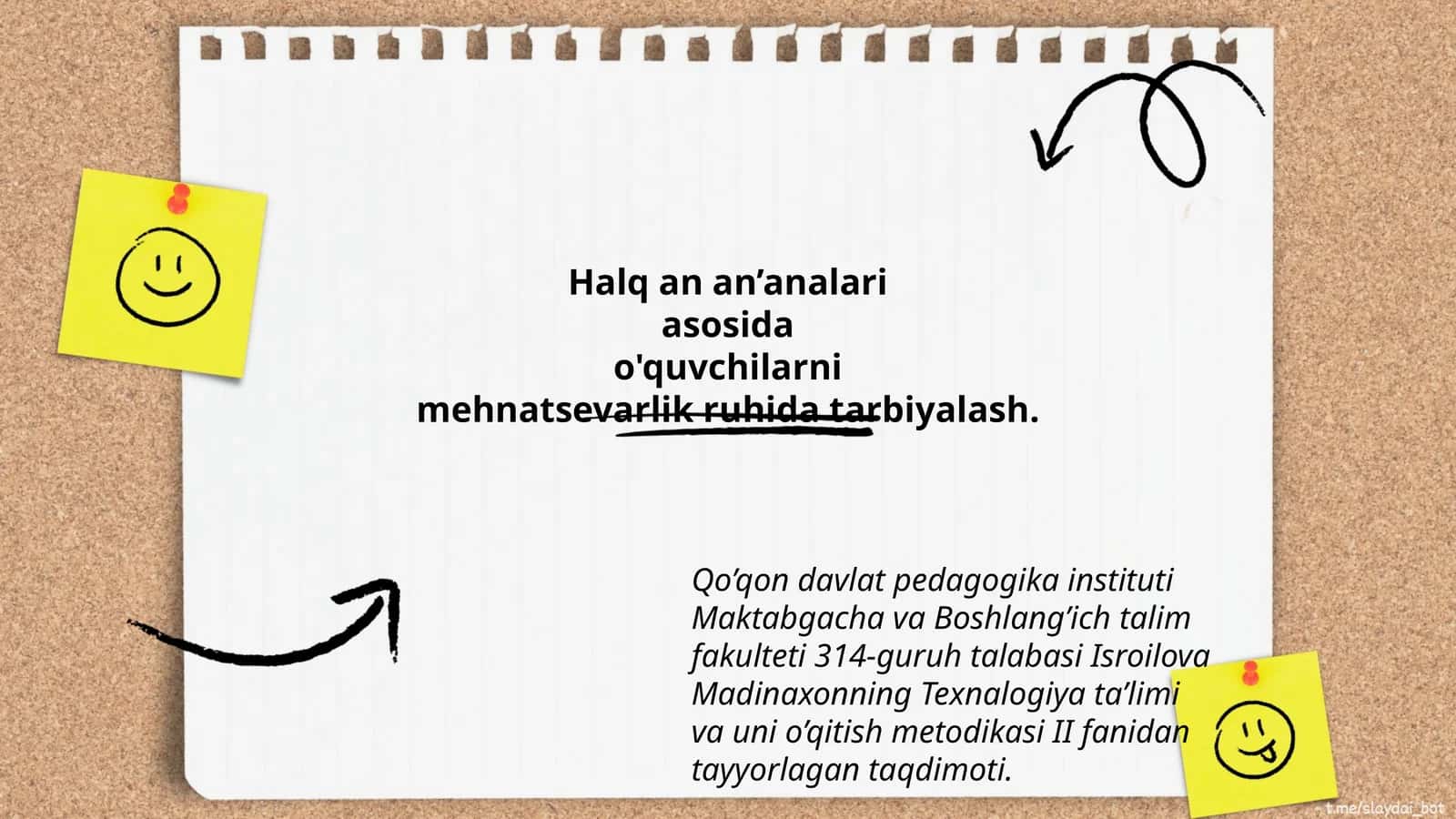 Texnalogiya ta’limi va uni o’qitish metodikasi II