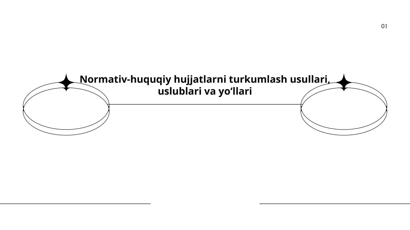 Normativ-huquqiy hujjatlarni turkumlash usullari, uslublari va yo‘llari