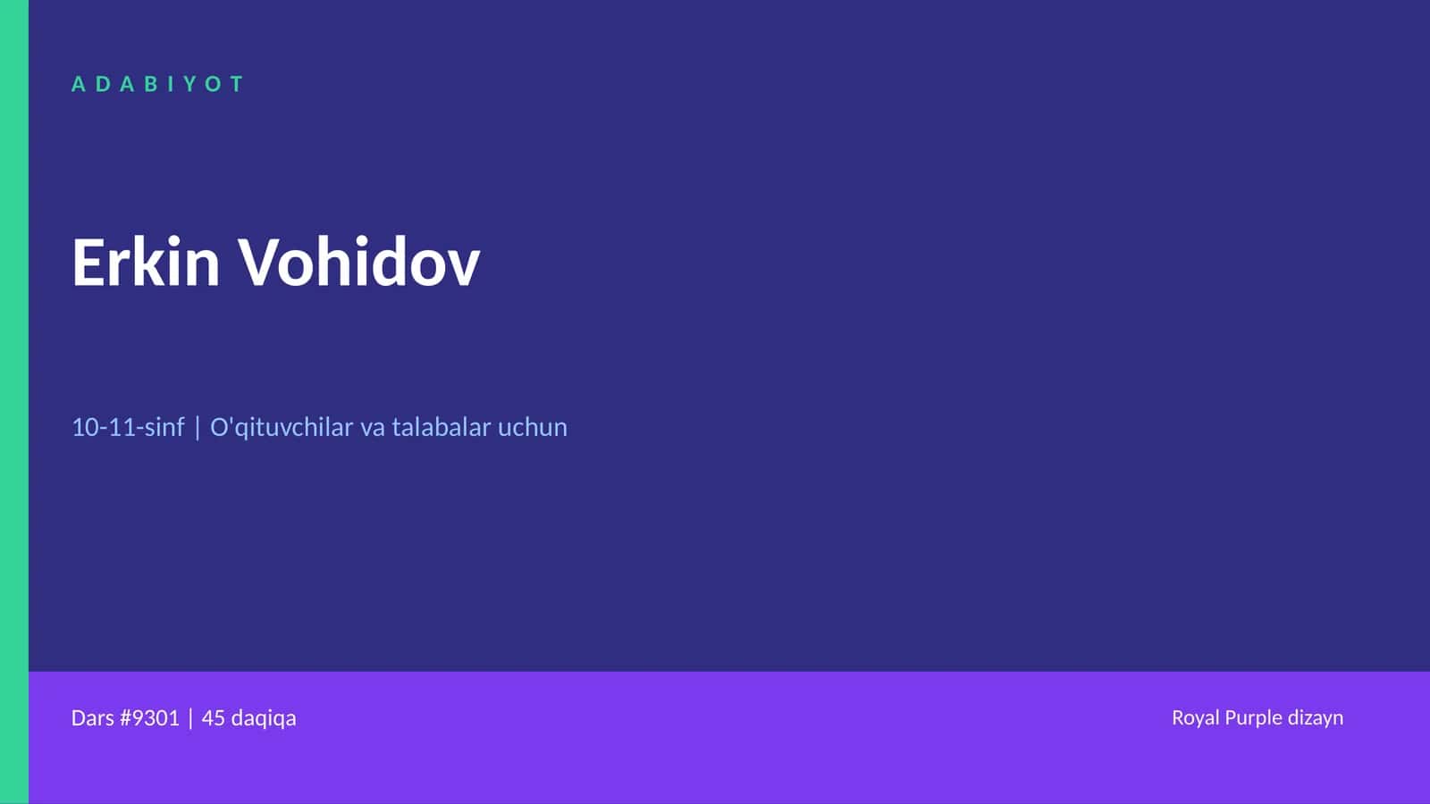ADABIYOT