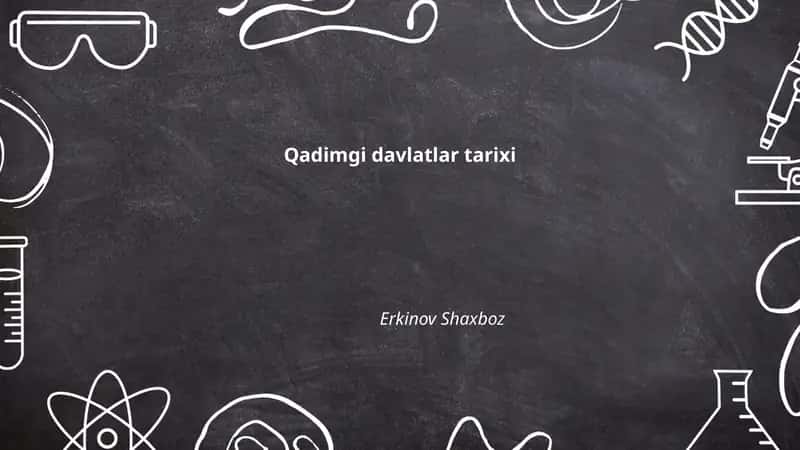 Qadimgi davlatlar tarixi
