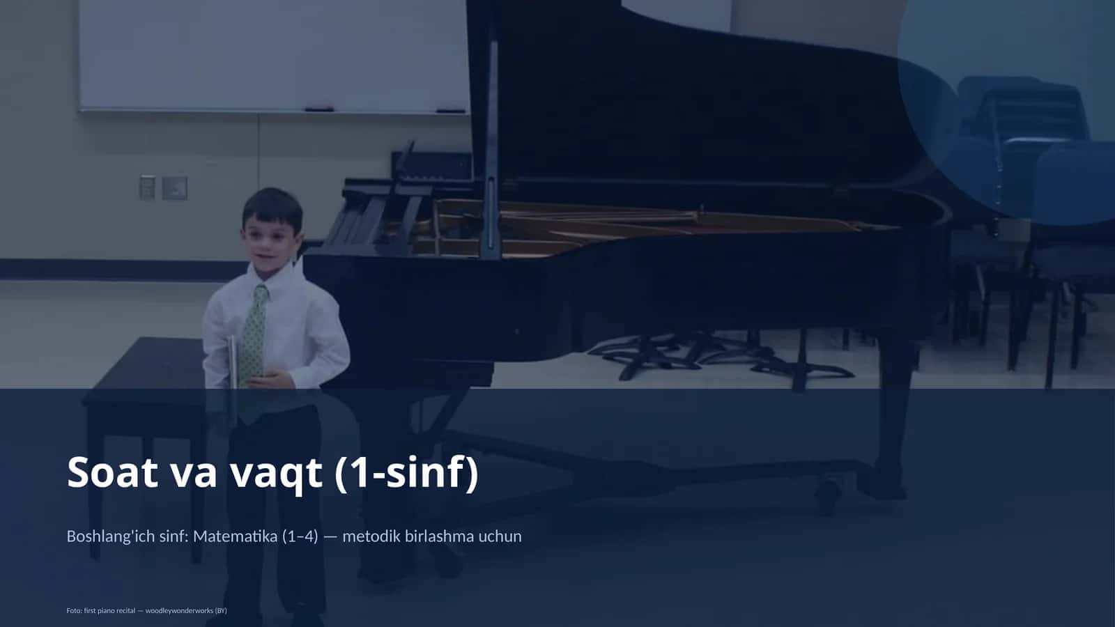 Soat va vaqt (1-sinf)