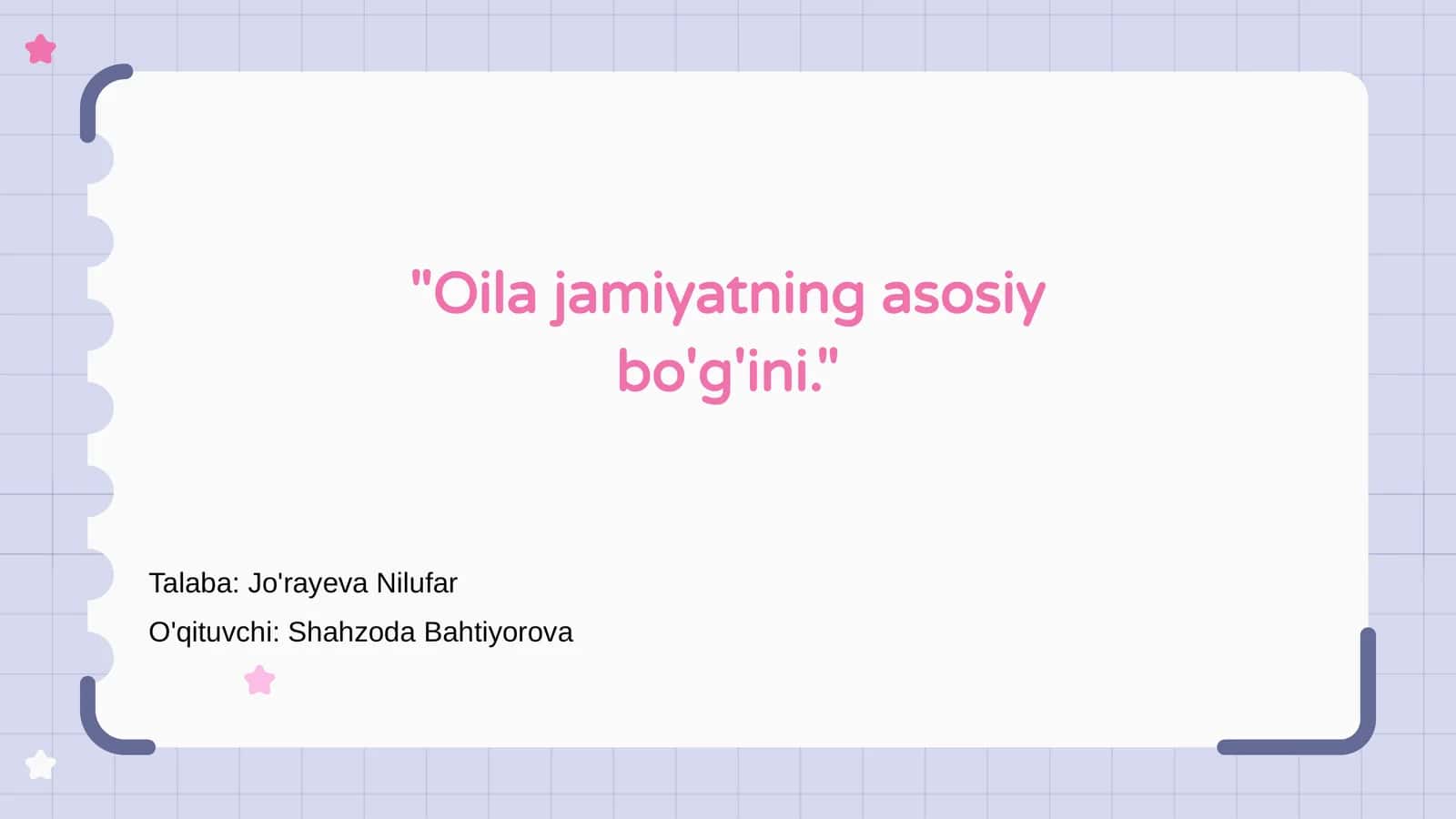 Oilaviy Ne'mat