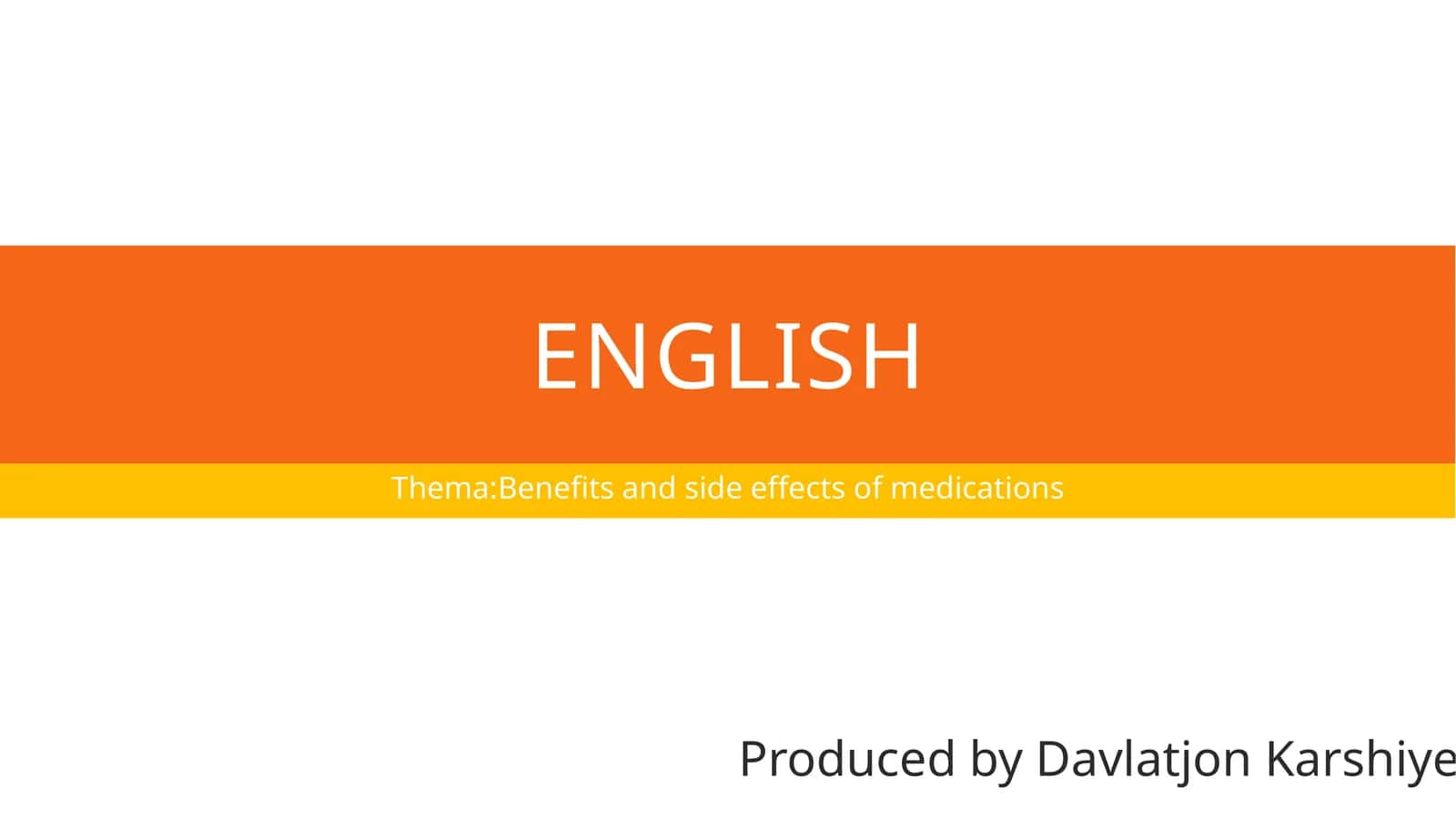 Benefits and side effects of medications
