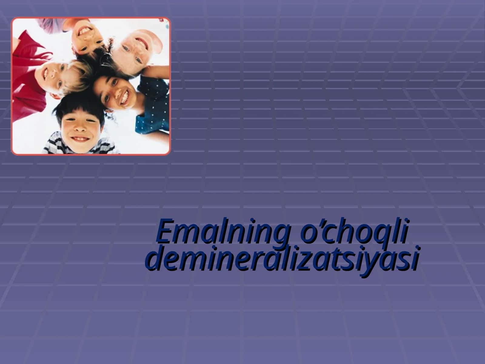 Emalning oʻtkir o'choqli demineralizatsiyasi