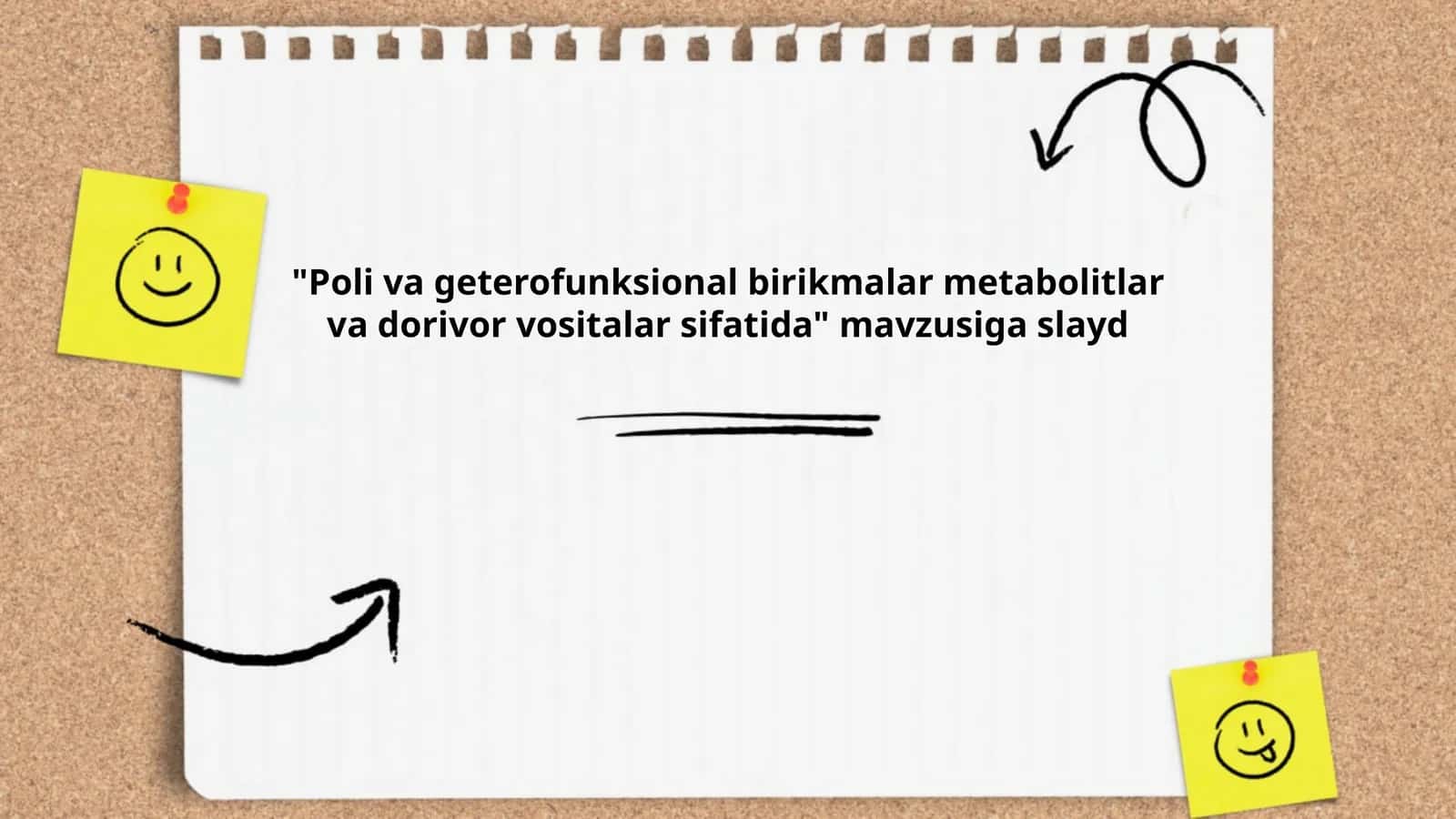 Poli va geterofunksional birikmalar metabolitlar va dorivor vositalar sifatida