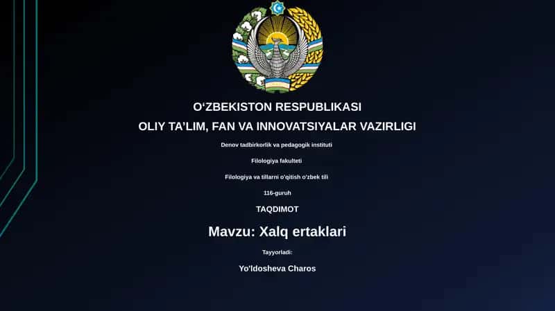 Xalq ertaklari