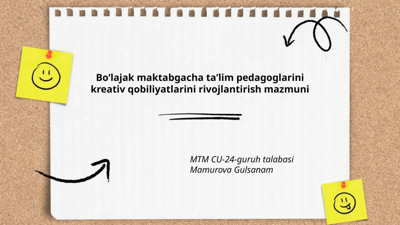 Boʻlajak maktabgacha taʼlim pedagoglarini kreativ qobiliyatlarini rivojlantirish mazmuni