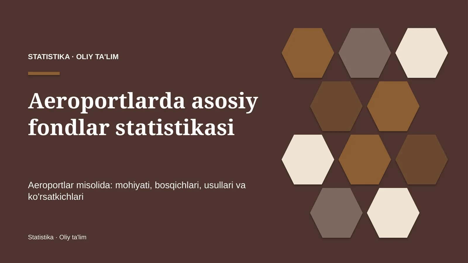 Aeroportlarda asosiy fondlar statistikasi