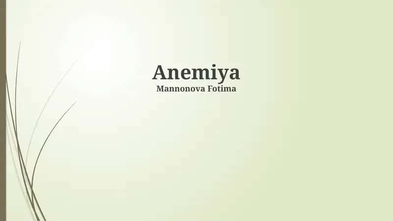 Gemolitik anemiya