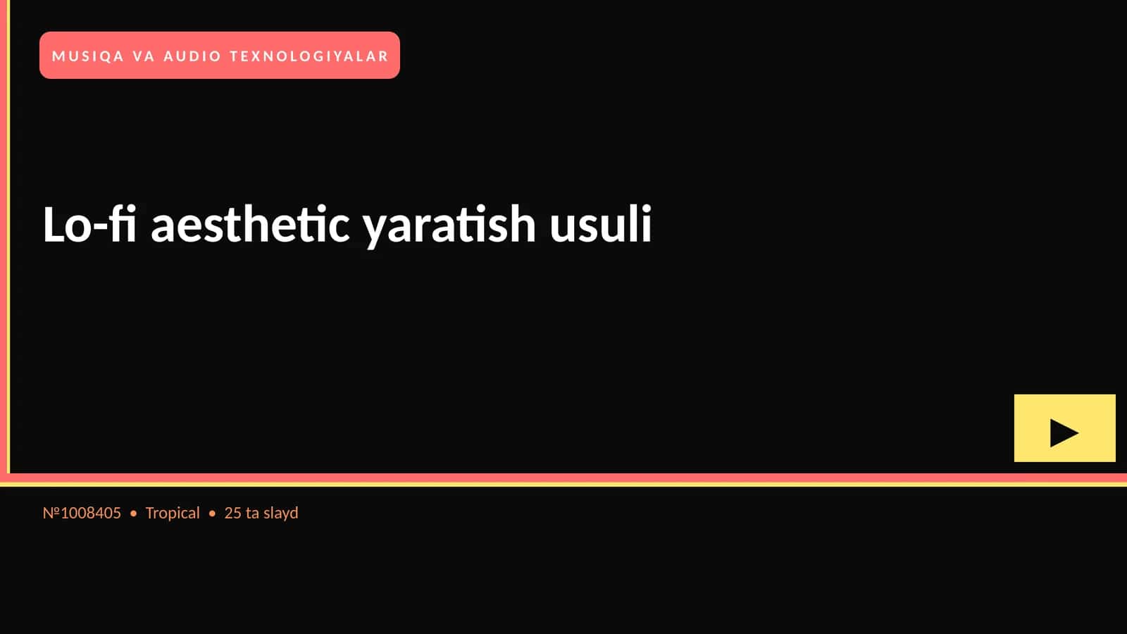 Lo-fi aesthetic yaratish usuli