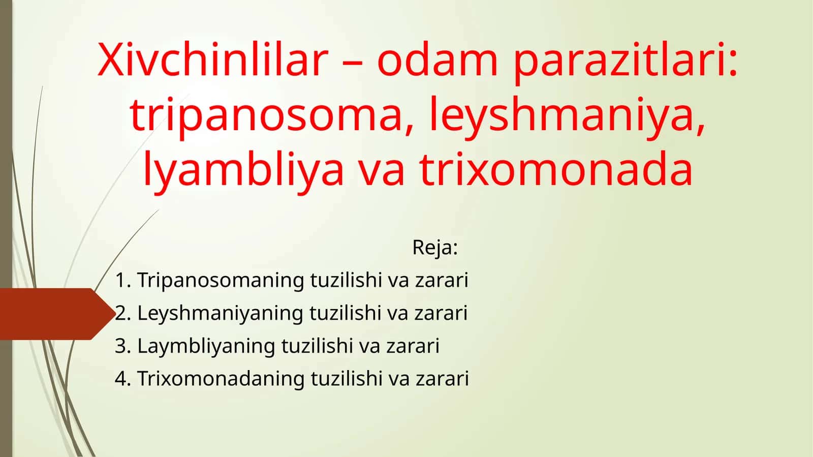 Xivchinlilar–odamparazitlari