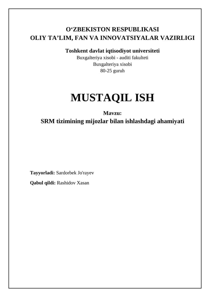CRM: Ta'rif, Turlari va Funksionallik