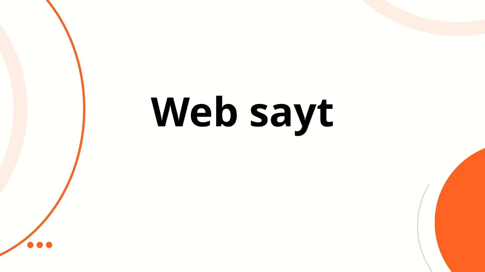 Web sayt