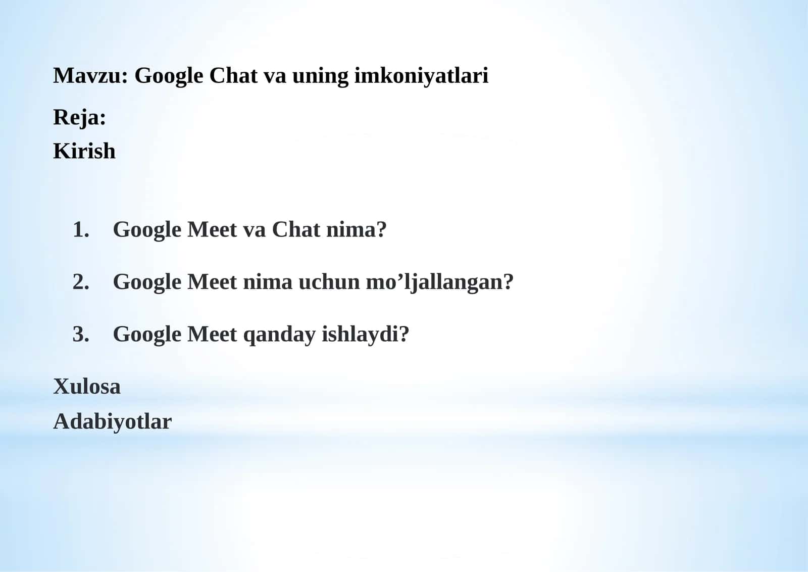 Google Chat (Hangouts Chat)