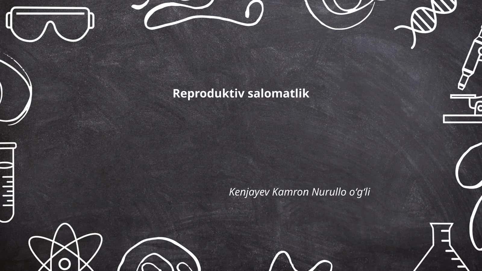 Reproduktiv salomatlik