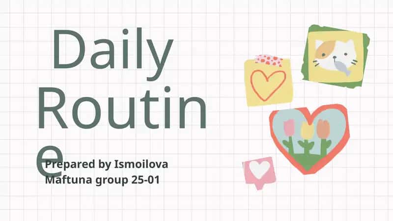 Daily Routine Tips