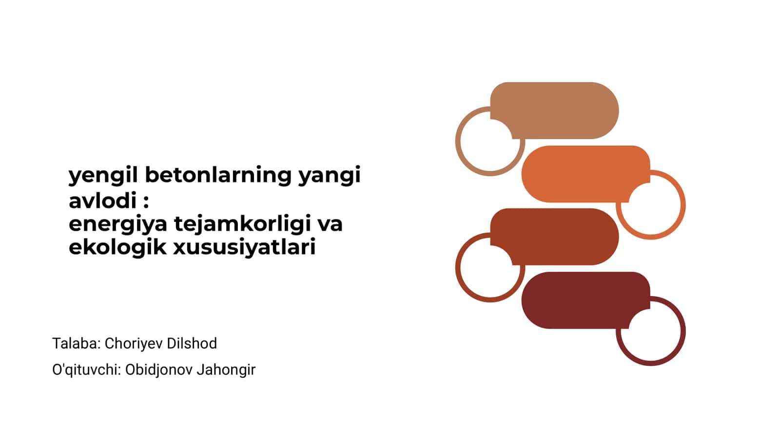 Yangi avlod yengil betonlari