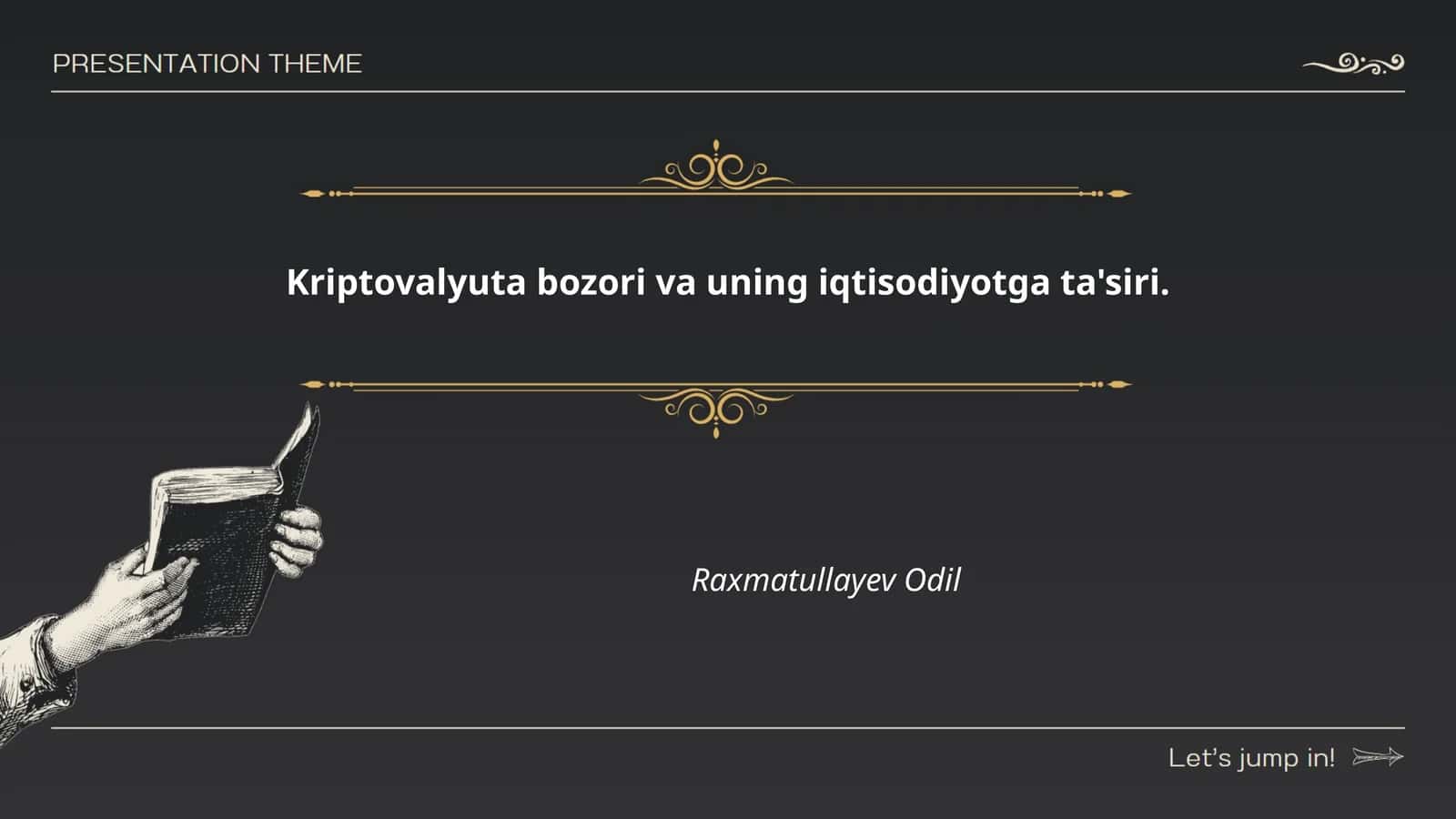 Kriptovalyuta bozori va uning iqtisodiyotga ta'siri