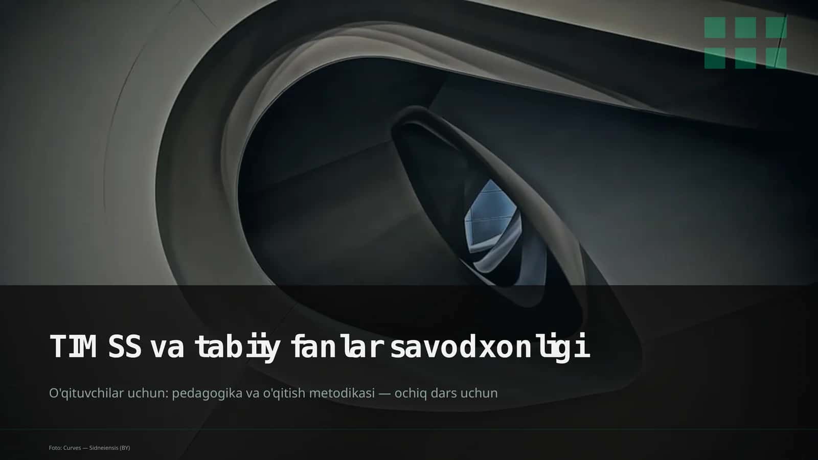 TIMSS va tabiiy fanlar savodxonligi