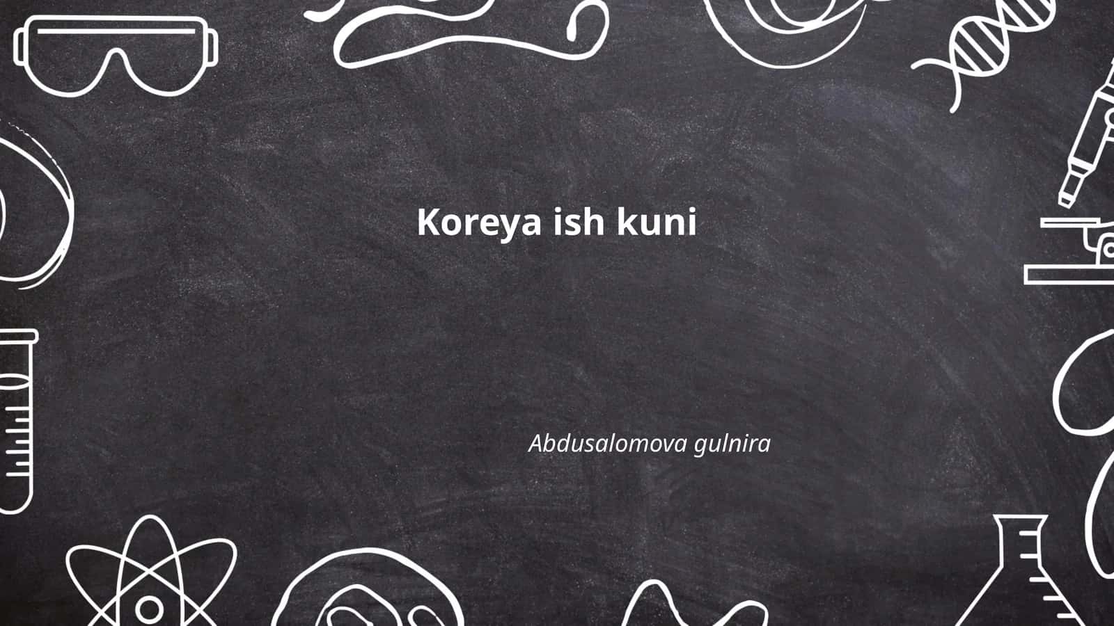 Koreyada Ish Vaqtining Qonunchiligi