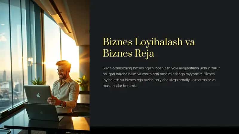 Biznes Loyihalash va Biznes Reja