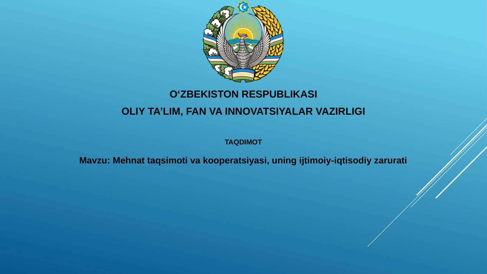 Mehnattaqsimotivakooperatsiyasi