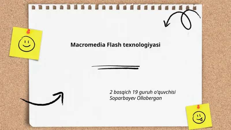 Macromedia Flash texnologiyasi