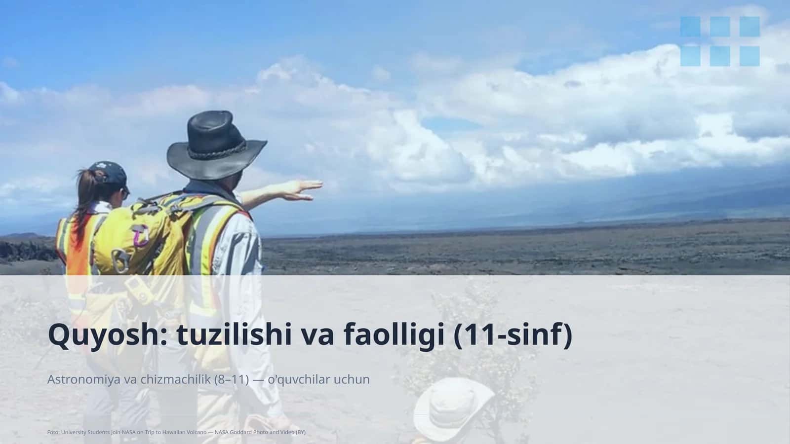 Quyosh: tuzilishi va faolligi (11-sinf)
