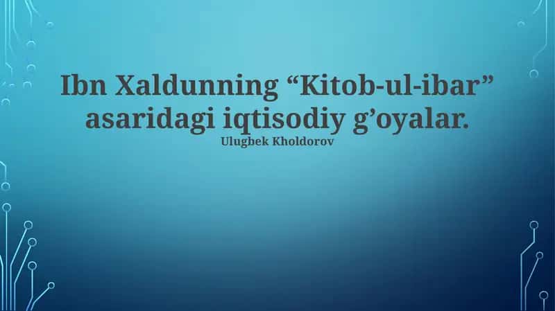 Kitob-ul-Ibar