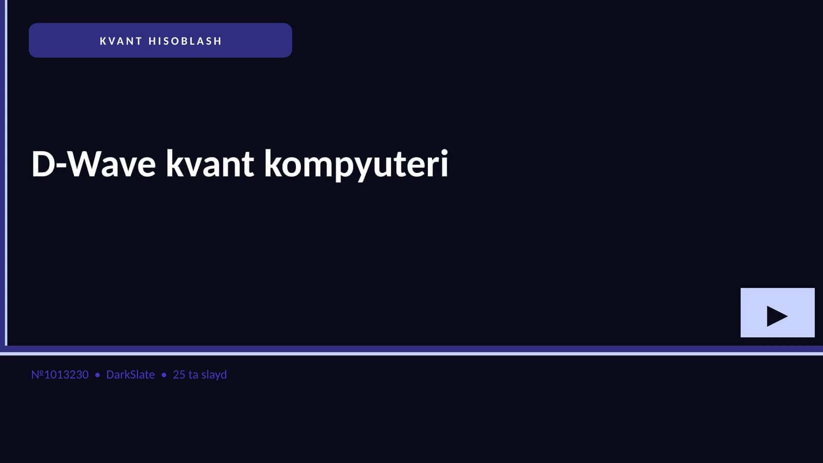 KVANT HISOBLASH