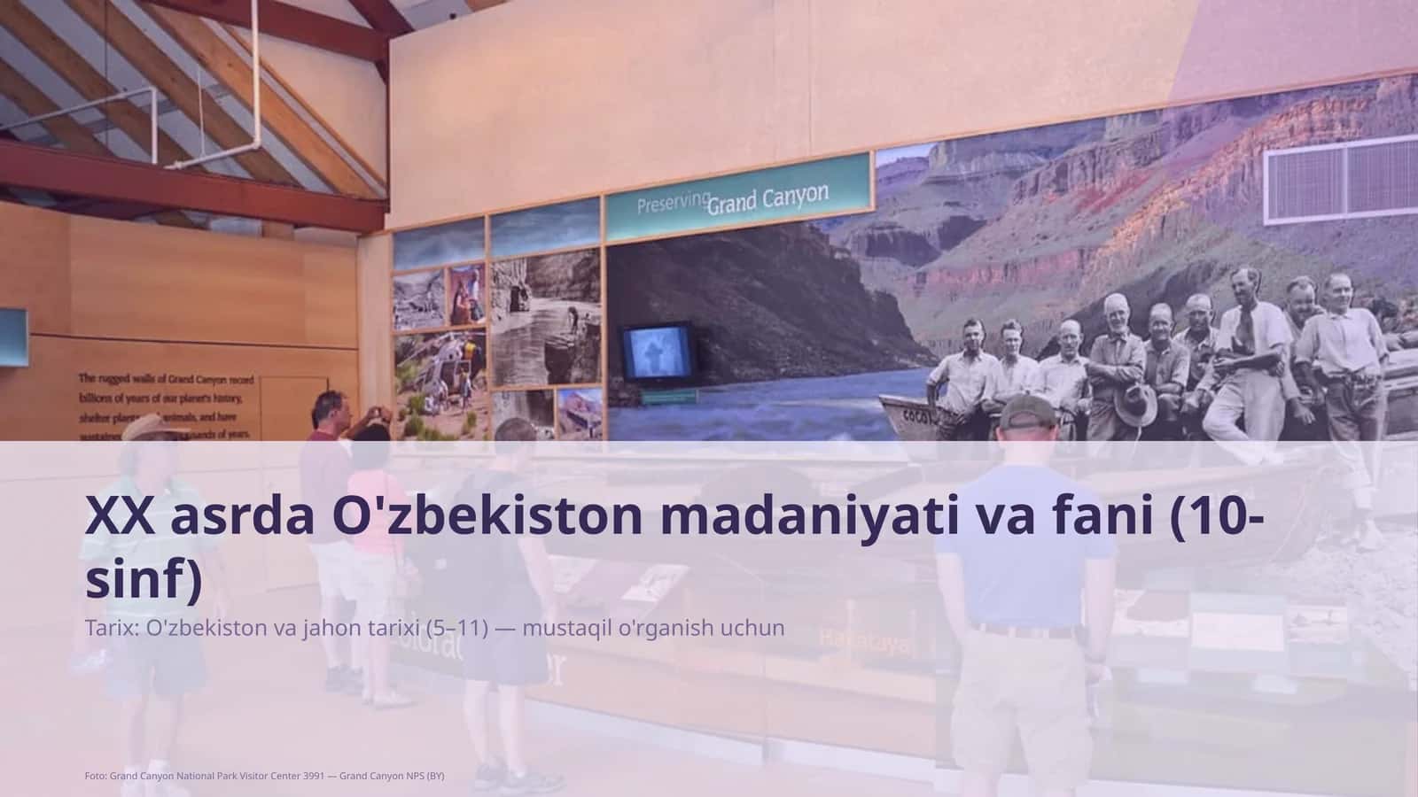 O'zbekiston madaniyati va fani (10-sinf)