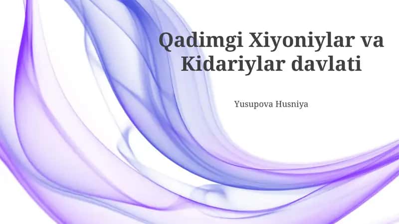 Xion va Kidaritlar Davlati