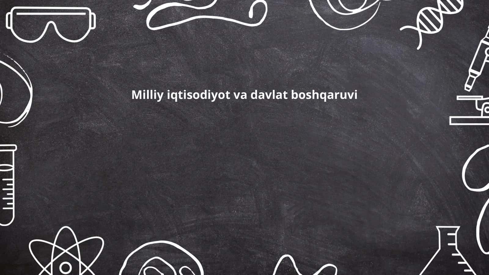 Makroiqtisodiyot va mikroiqtisodiyot fanidan taqdimoti