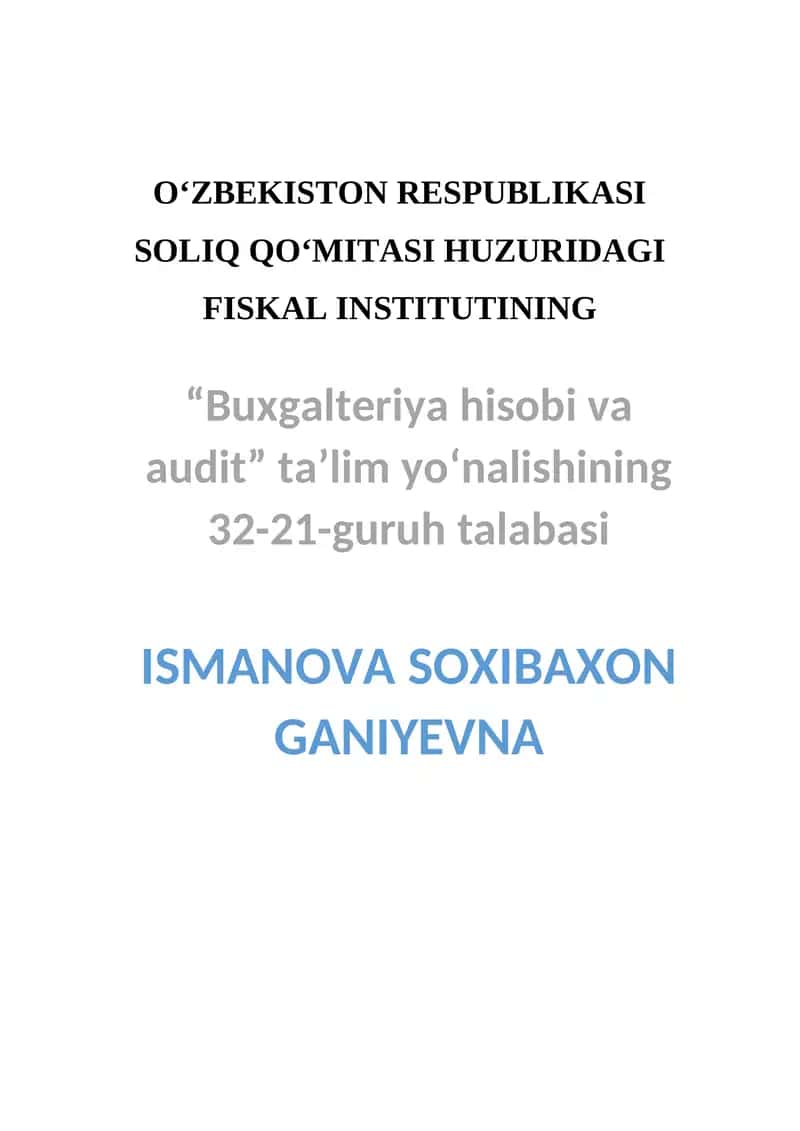 Soliq tekshiruvi, Soliq auditasi