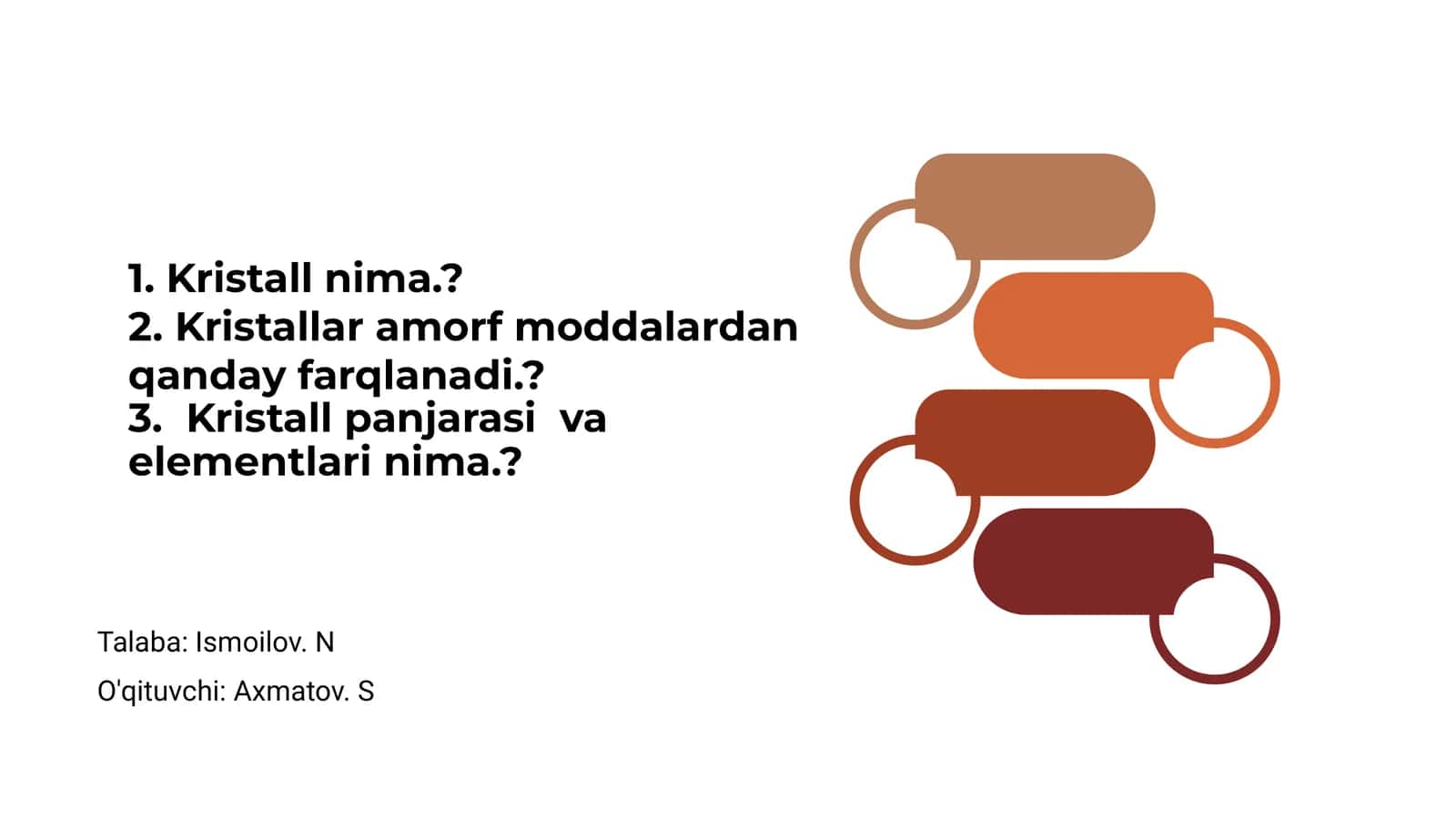 Kristall nima.?