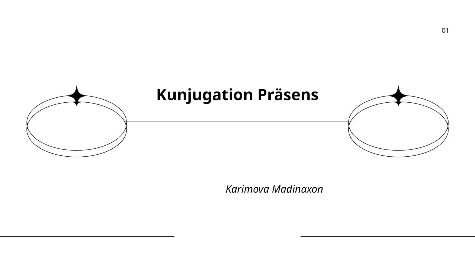 Kunjugation Präsens