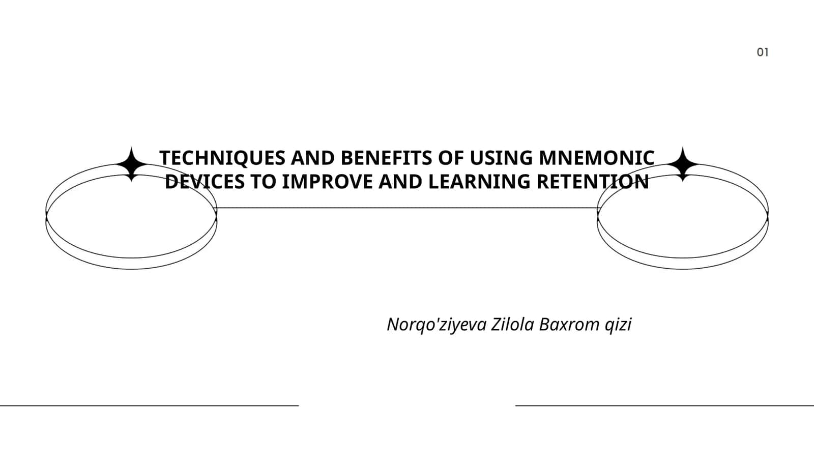 TECHNIQUES AND BENEFITS OF USING MNEMONIC DEVICES TO IMPROVE AND LEARNING RETENTION