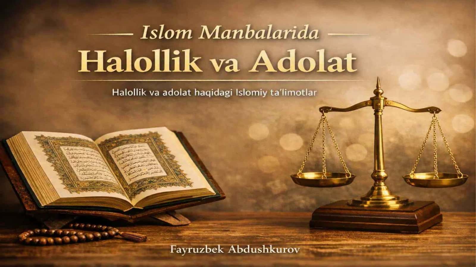 Halollik va adolat