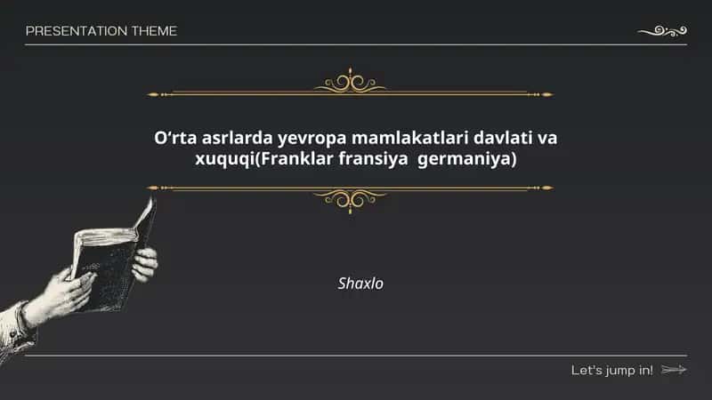 Merovinglar sulolasi va Franklar davlatining ilk bosqichlari