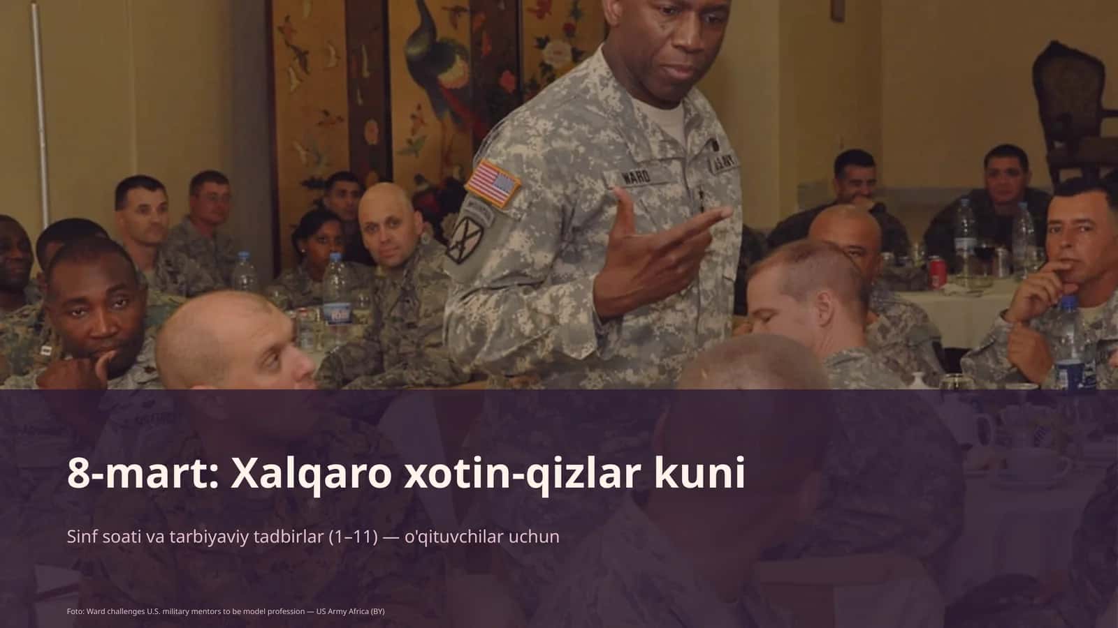 Xalqaro xotin-qizlar kuni