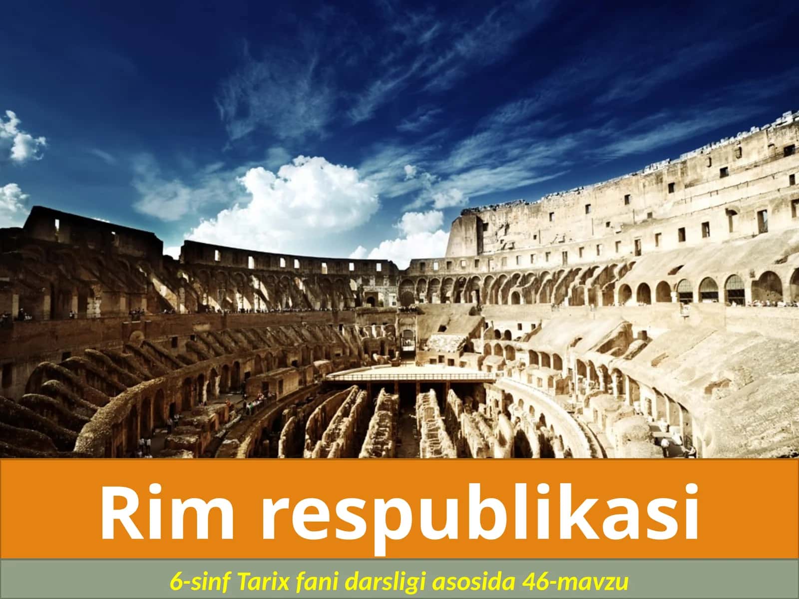 6-sinf Tarix fanidan dizlik asosida 46-mavzu