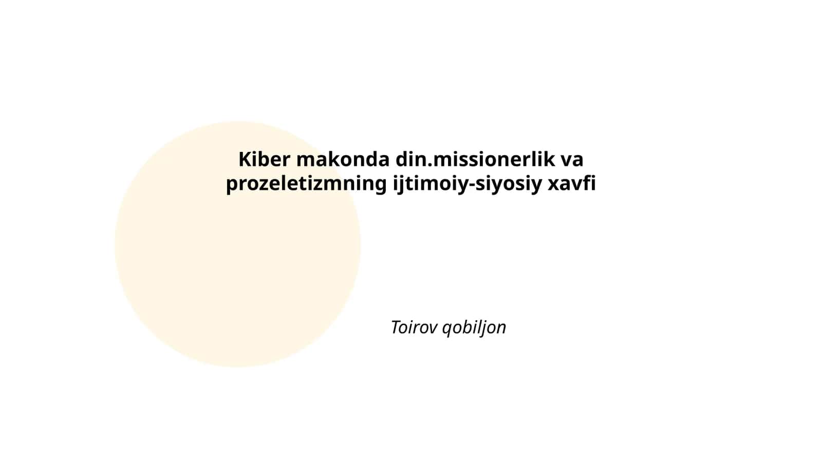 Kiber makonda missionerlikning tarixi va rivojlanishi