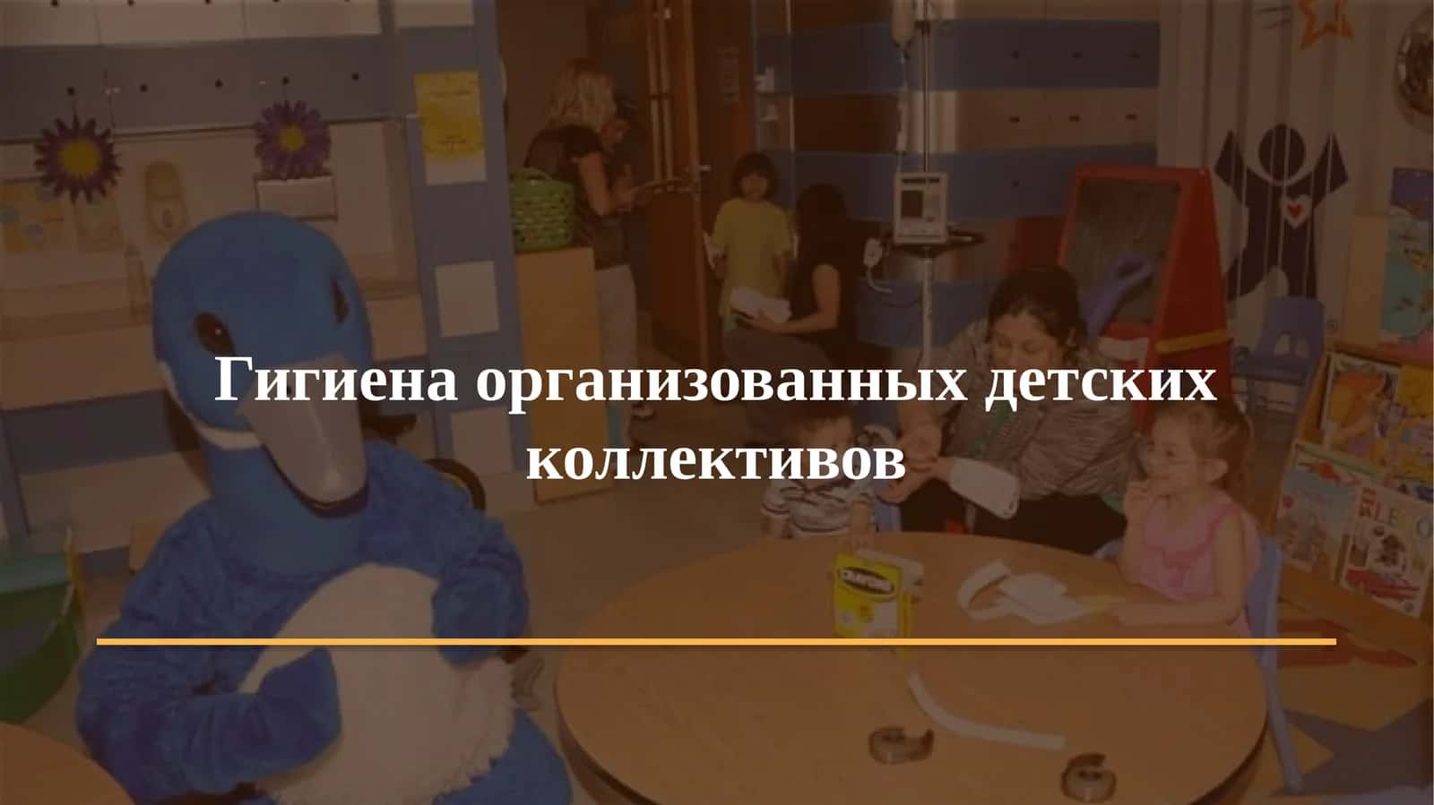 Гигиена организованных детских коллективов