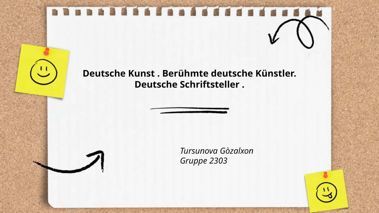 Deutsche Kunst. Berühmte deutsche Künstler. Deutsche Schriftsteller