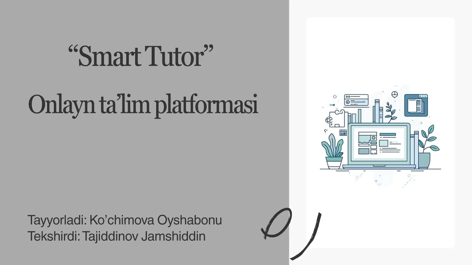 Smart Tutor biznes reja