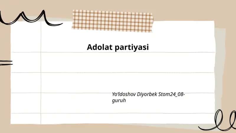 Adolat partiyasi