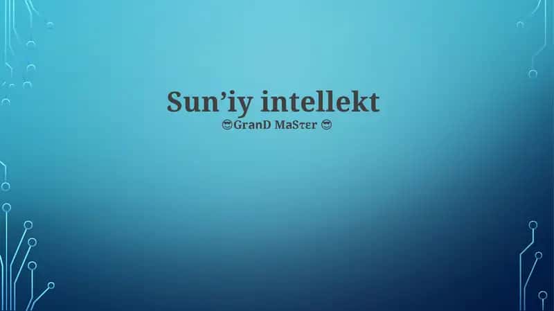 Sun'iy intellekt