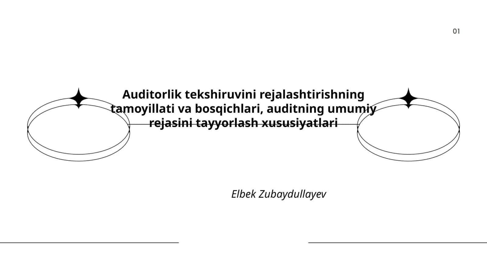 Auditorlik tekshiruvini rejalashtirishning tamoyillati va bosqichlari, auditning umumiy rejasini tayyorlash xususiyatlari