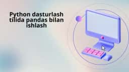 Python dasturlash tilida pandas bilan ishlash