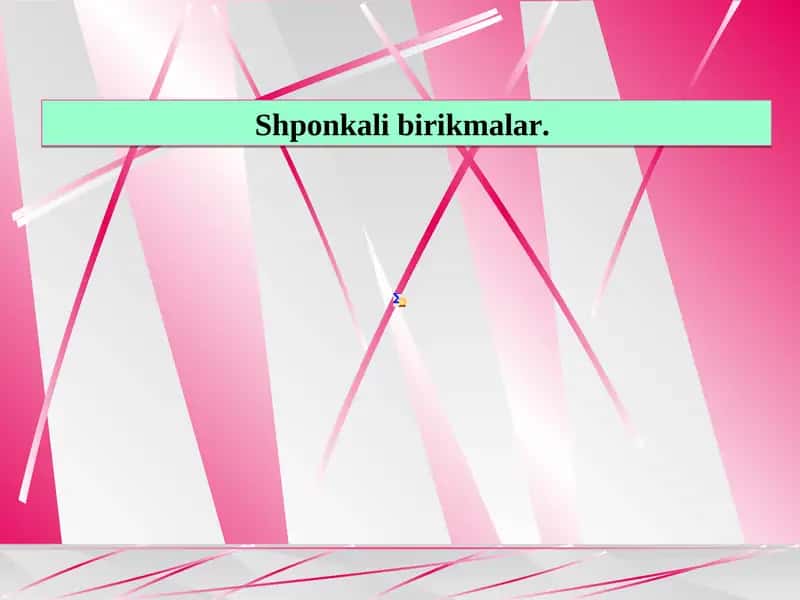 Shponkali birikmalar